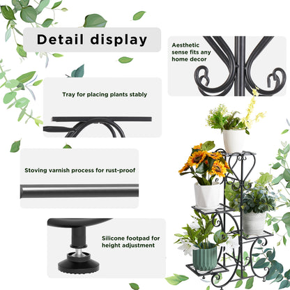 Metal Plants Stand for Garden Display