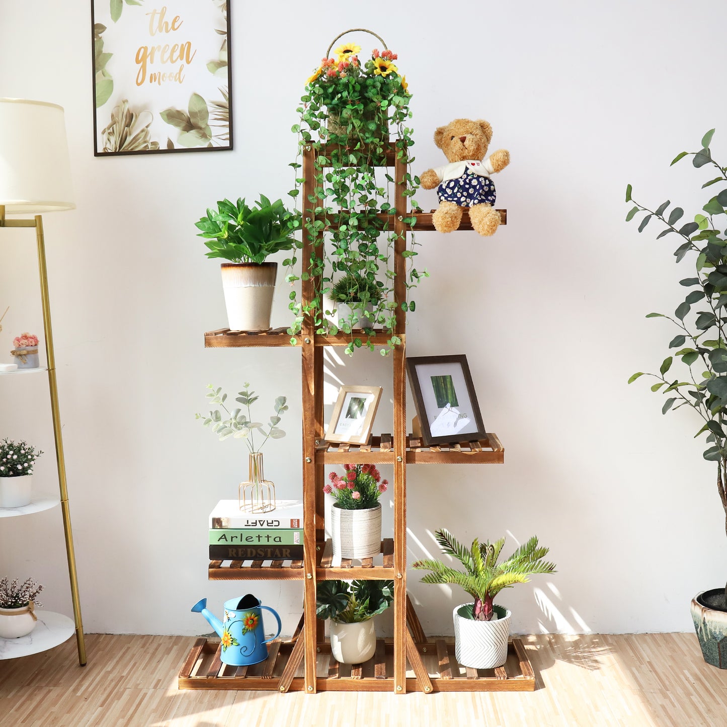 Wooden Plant Stand Holder
