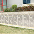 5Panels Decorative Garden Fence Coated Metal Wire Fencing Barrier for Backyards, Paths