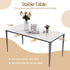 Deluxe Dining Table with Sintered Stone Tempered Glass Top