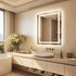 Rectangle Led Backlit Lighted Bathroom Mirror