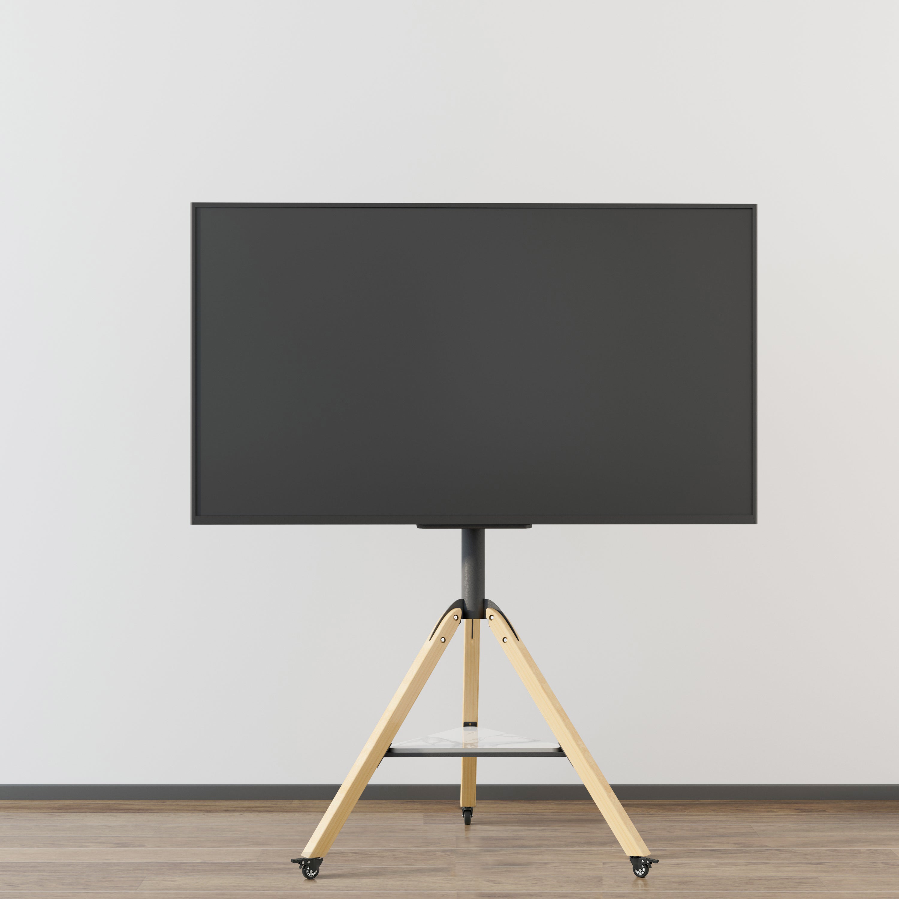 Rolling Tripod TV Floor Stand for 40”-75” TV Bracket on Wheels VESA 600*400mm