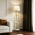 Mid Century Stativ LED Stehlampe mit Regalen