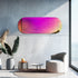 Long Oblong Iridescent Effect Wall Mirror with Iridescent Effect Dazzling Glass Mirror