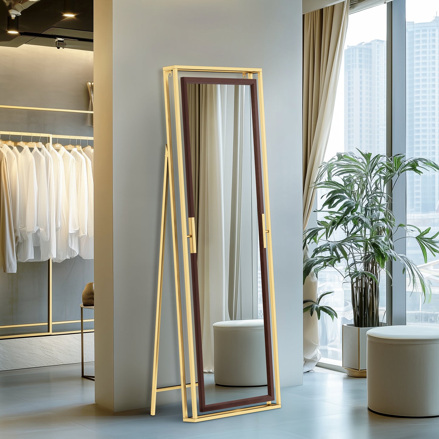 Full Length Mirror Wall Hanging/ Standing Dressing Mirror