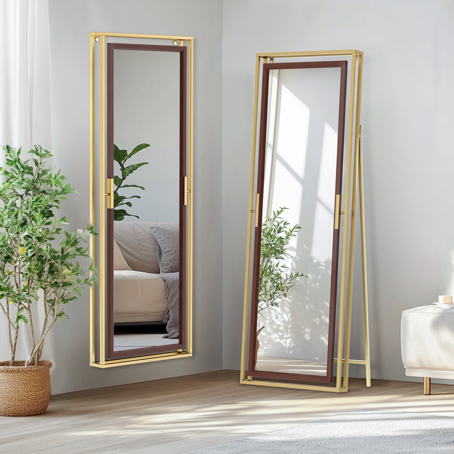 Full Length Mirror Wall Hanging/ Standing Dressing Mirror