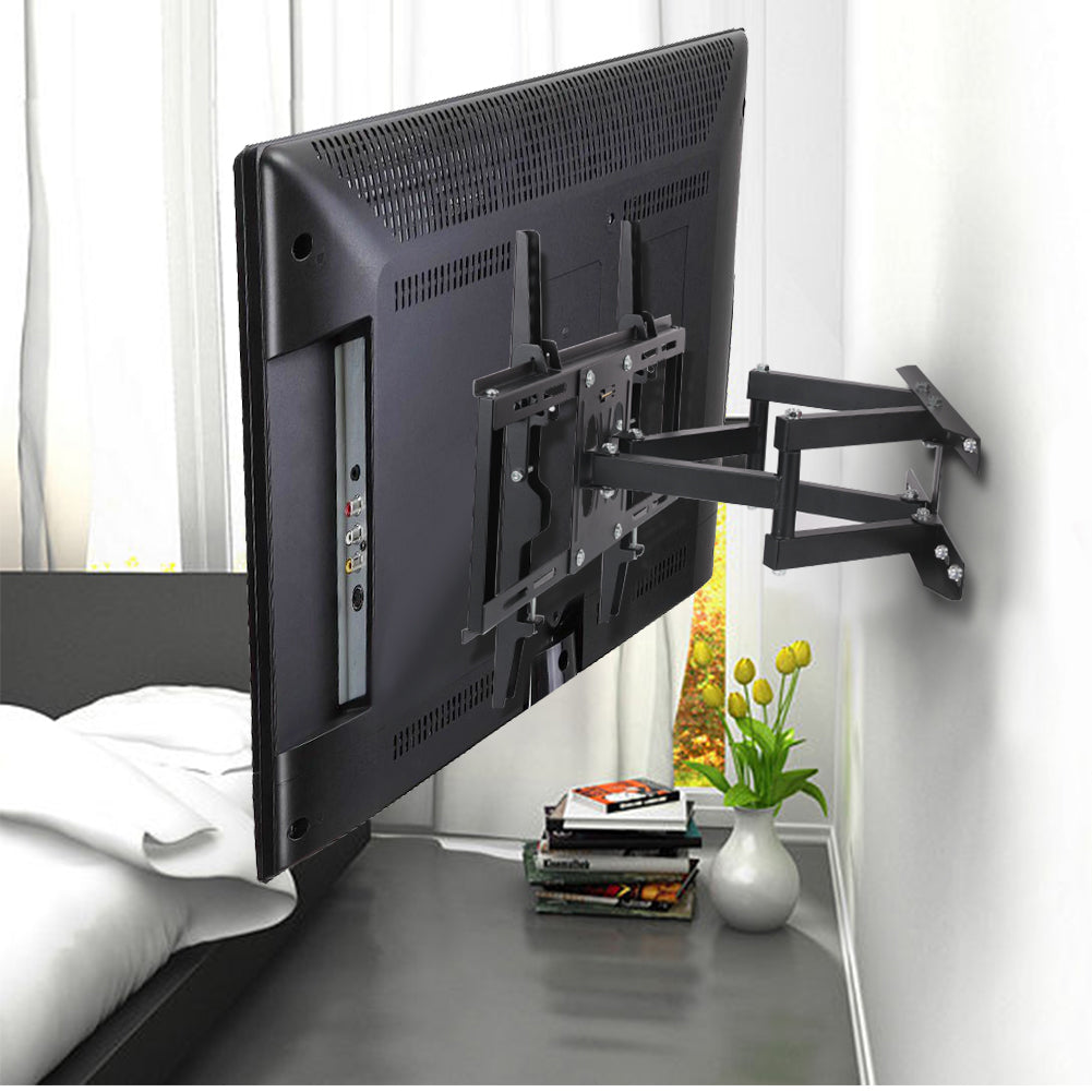 Full Motion TV Wall Mount Bracket for Most 26-55 Inch Screen VESA up to 400x400