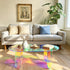 Iridescent Acrylic Coffee Table with Colorful Rainbow Effect - Add a Splash Of Color