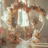 Heavy Duty Heart Shape Wedding Arch Stand Metal Arbor Frame for Wedding Ceremony