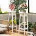 Pack of 2 Minimalist White Plant Stands Garden Flower Holder