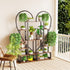 2 PACK Tall Plant Holder Heart Shaped Ladder Garden Flower Rack