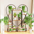 2 PACK Tall Plant Holder Heart Shaped Ladder Garden Flower Rack