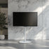 Floor TV Stand: Minimalist TV Floor Stand for 40”-75” TV Stand with Sintered Stone Base for Living Room, Max Load of 40KG