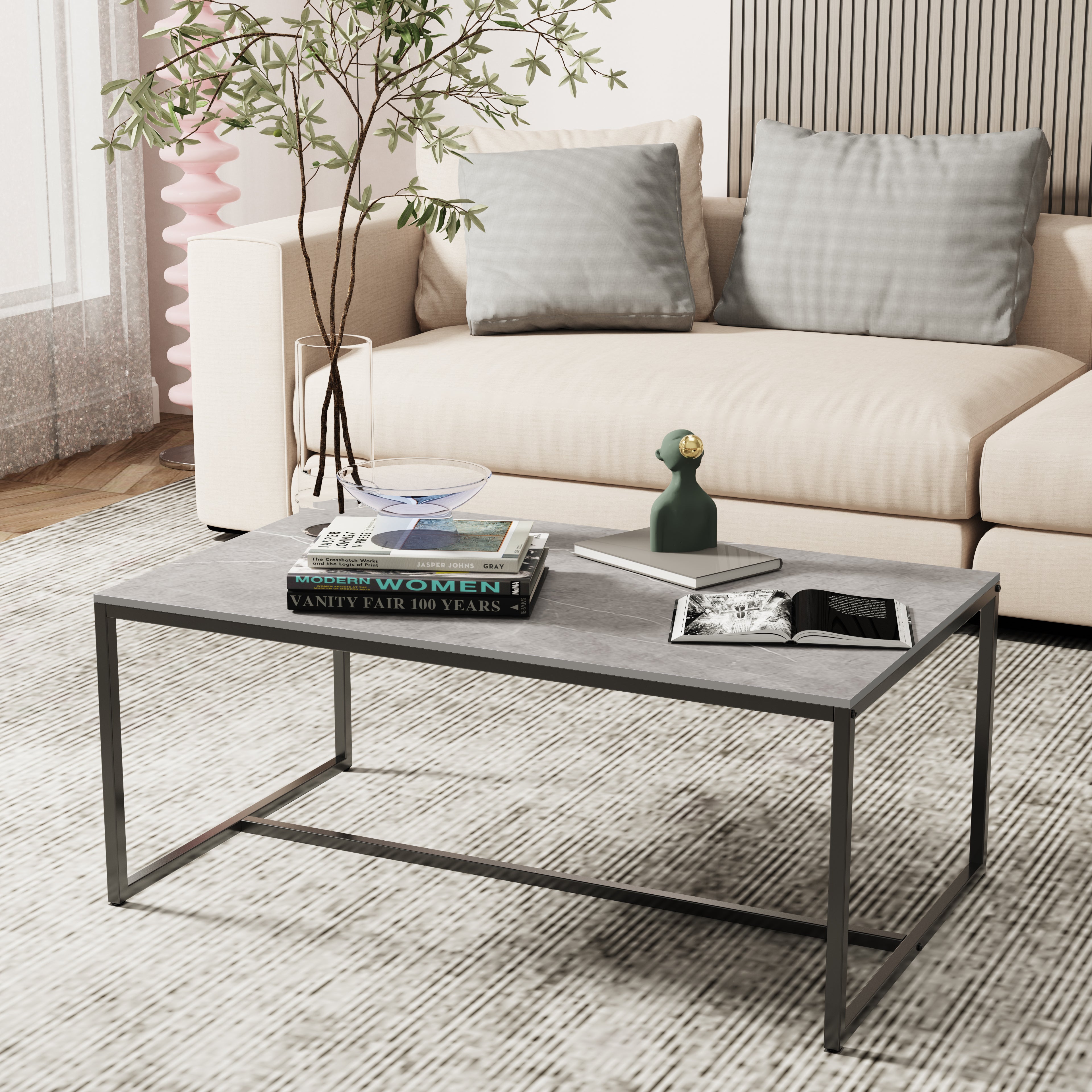 Rectangle Living Room Center Coffee Table