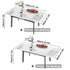 51.1"-62.9" Extendable Rectangle Dining Table