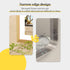 600*800mm Gold Aluminum Frame Front-lit Wall Bathroom Mirror