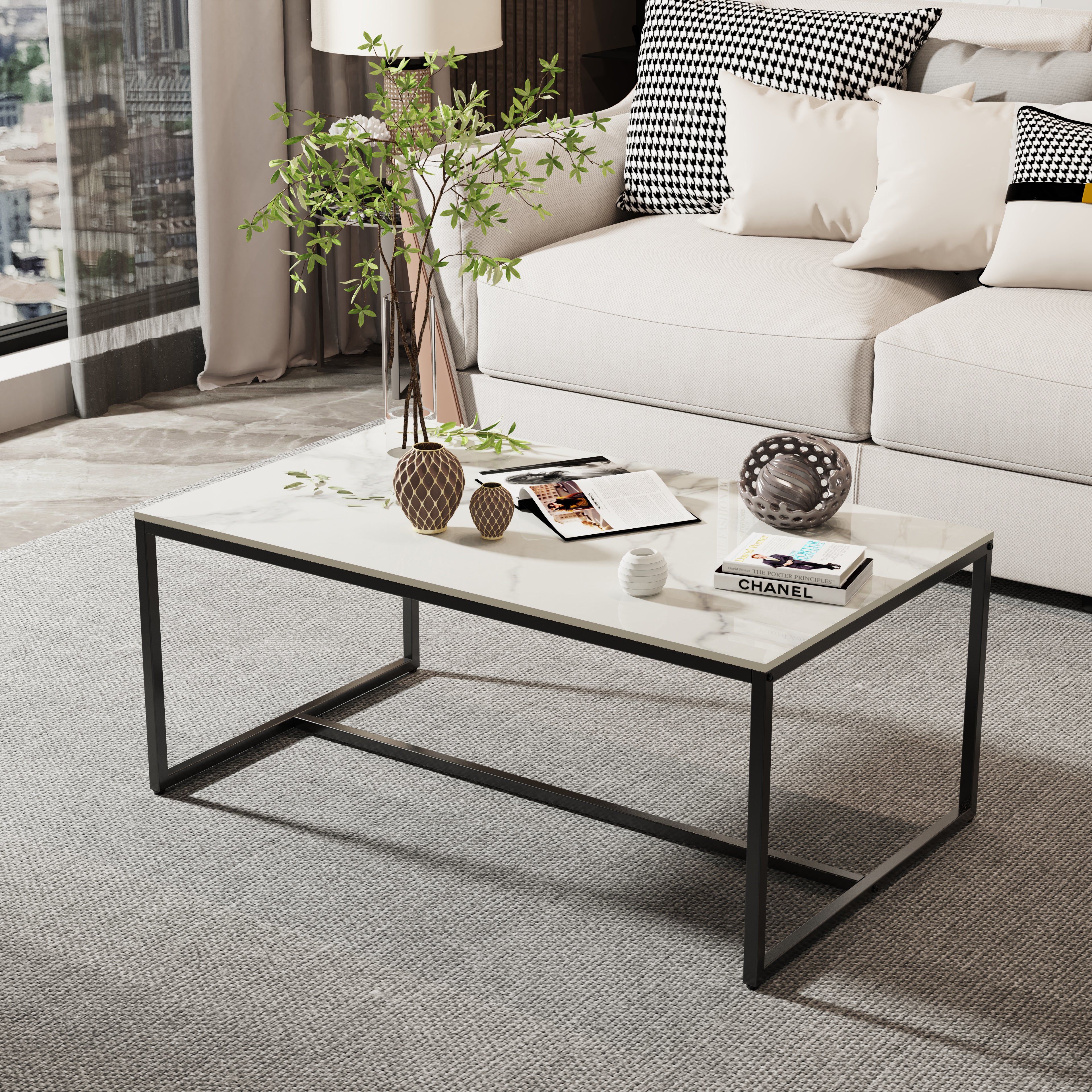 Rectangle Living Room Center Coffee Table