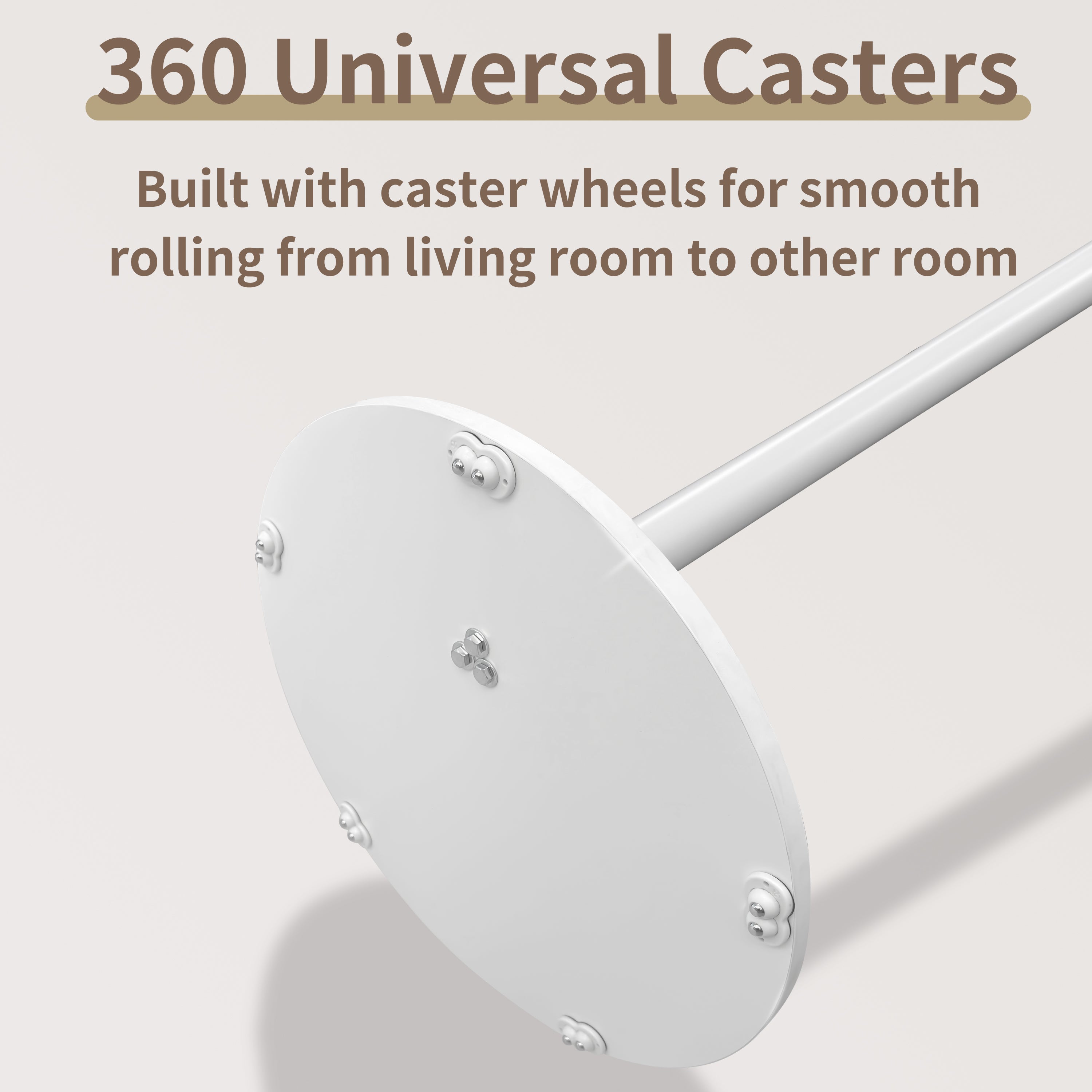 Floor TV Stand: Minimalist TV Floor Stand for 40”-75” TV Stand with Sintered Stone Base for Living Room, Max Load of 40KG