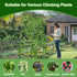 A Frame Cucumbers Trellis Garden Trellis for Climbing Plants with Nylon Netting