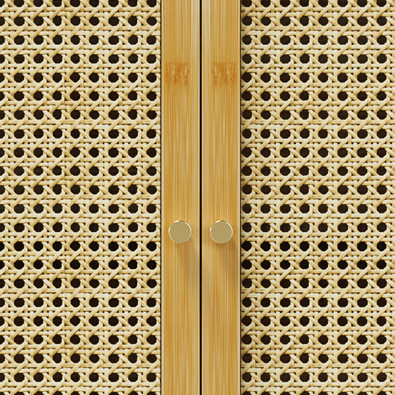 Solid Wood Bamboo Bathroom Wall Cabinet Over the Toilet Kitchen Storage Cabinet