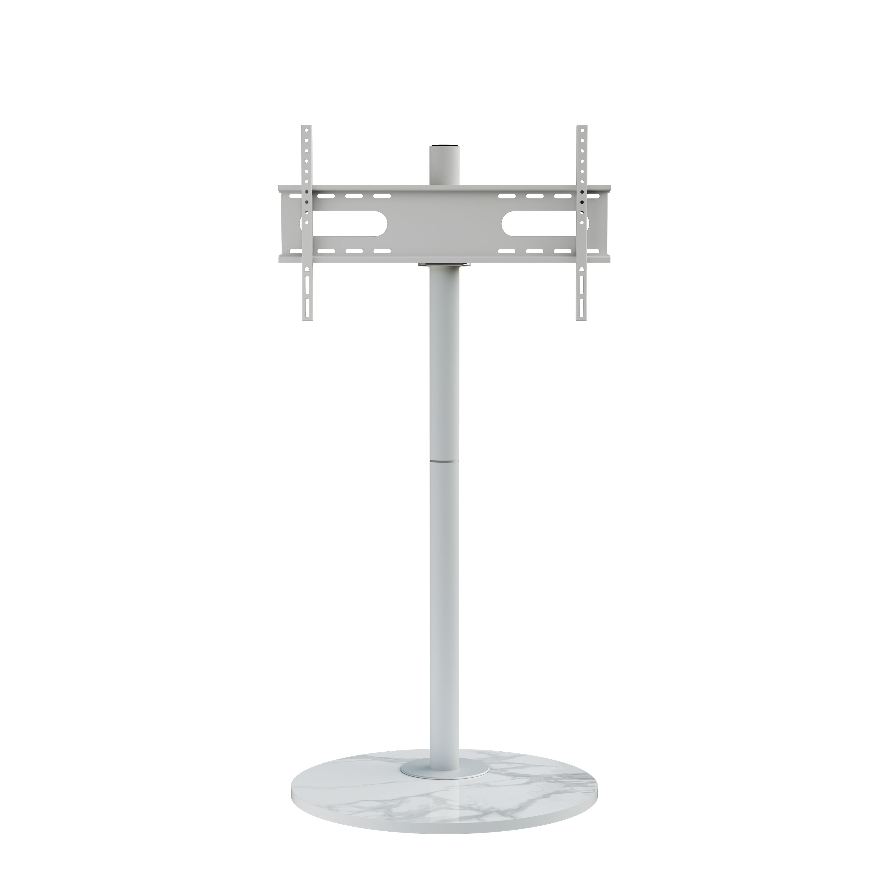 Floor TV Stand: Minimalist TV Floor Stand for 40”-75” TV Stand with Sintered Stone Base for Living Room, Max Load of 40KG