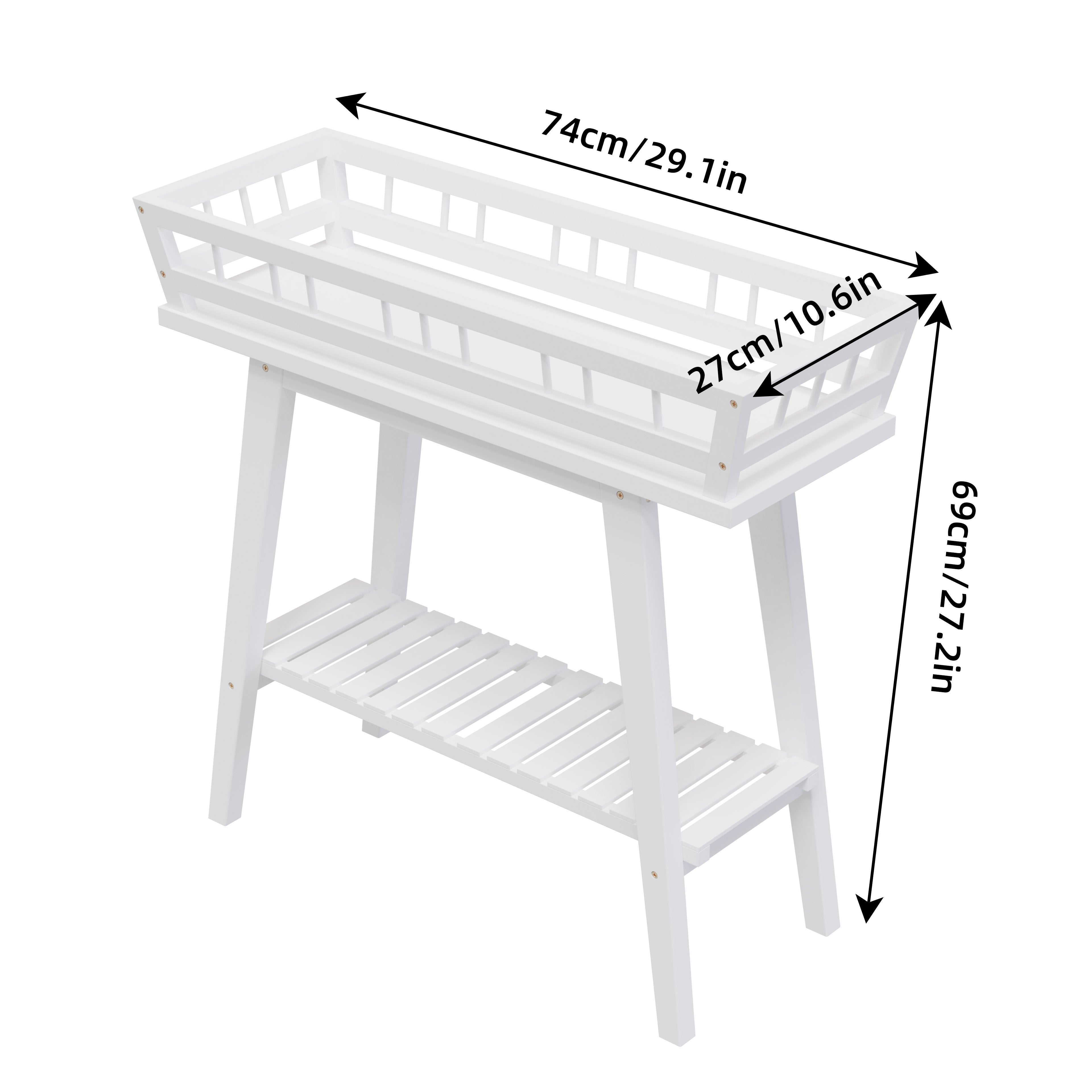 Modern Minimalist Garden Plant Shelf