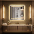 Square Led Backlit Vanity Bathroom Mirror