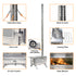 Outdoor Camping Tent Wood Burner Stove Fire Pit with 7 Chimney Pipes