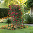 A Frame Cucumbers Trellis Garden Trellis for Climbing Plants with Nylon Netting