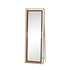 Full Length Mirror with Stand Wood Frame Wall Hanging/ Standing Dressing Mirror