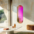 Long Oblong Iridescent Effect Wall Mirror with Iridescent Effect Dazzling Glass Mirror