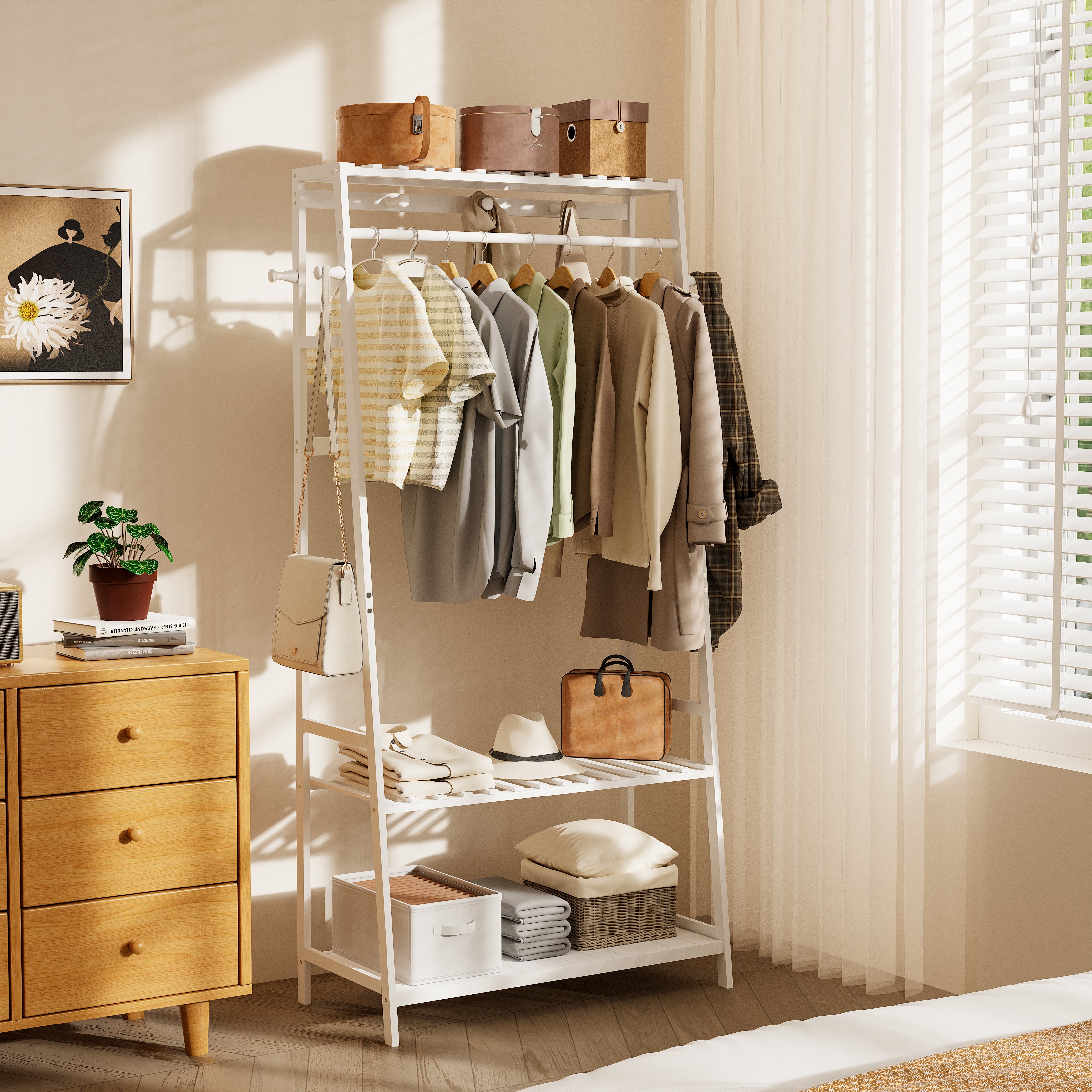 Coat Rack Hanging Shoe Rack Big W Bamboo Big W Cloth Rack Bamboo