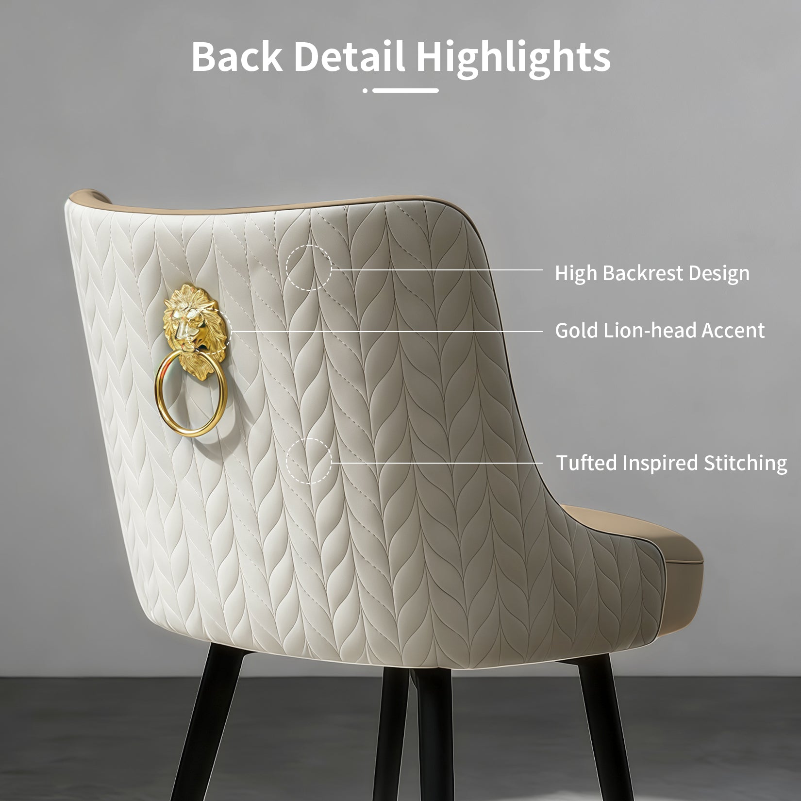 360° Swivel High Bar Stools Upholstered Height Kitchen Island Leather Counter Chair