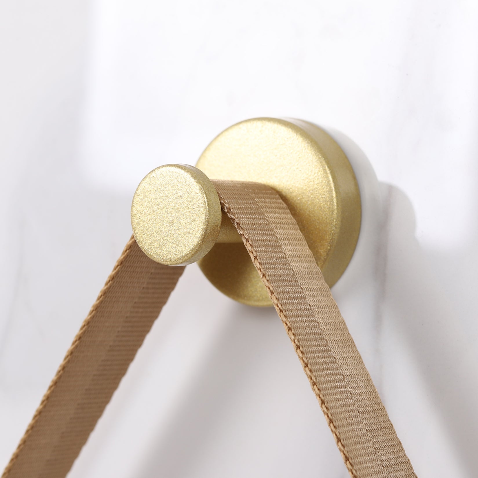 Illuminated Bathroom Mirror with Hanging Rope - Touch Control, Color-changing