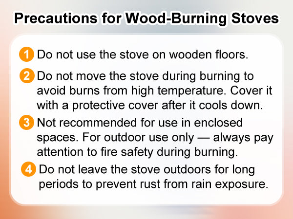 Outdoor Stainless Steel Camping Fire Pit Stove for Firewood Burning