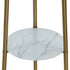Mid Century Stativ LED Stehlampe mit Regalen