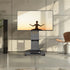 TV Floor Stand on Wheels with Storage Shelves Trolley TV Mount for 32’’-65'' TV LCD