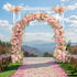 Wedding Ceremony Arch Backdrop Stand for Celebration, Garden Trellis for Plant