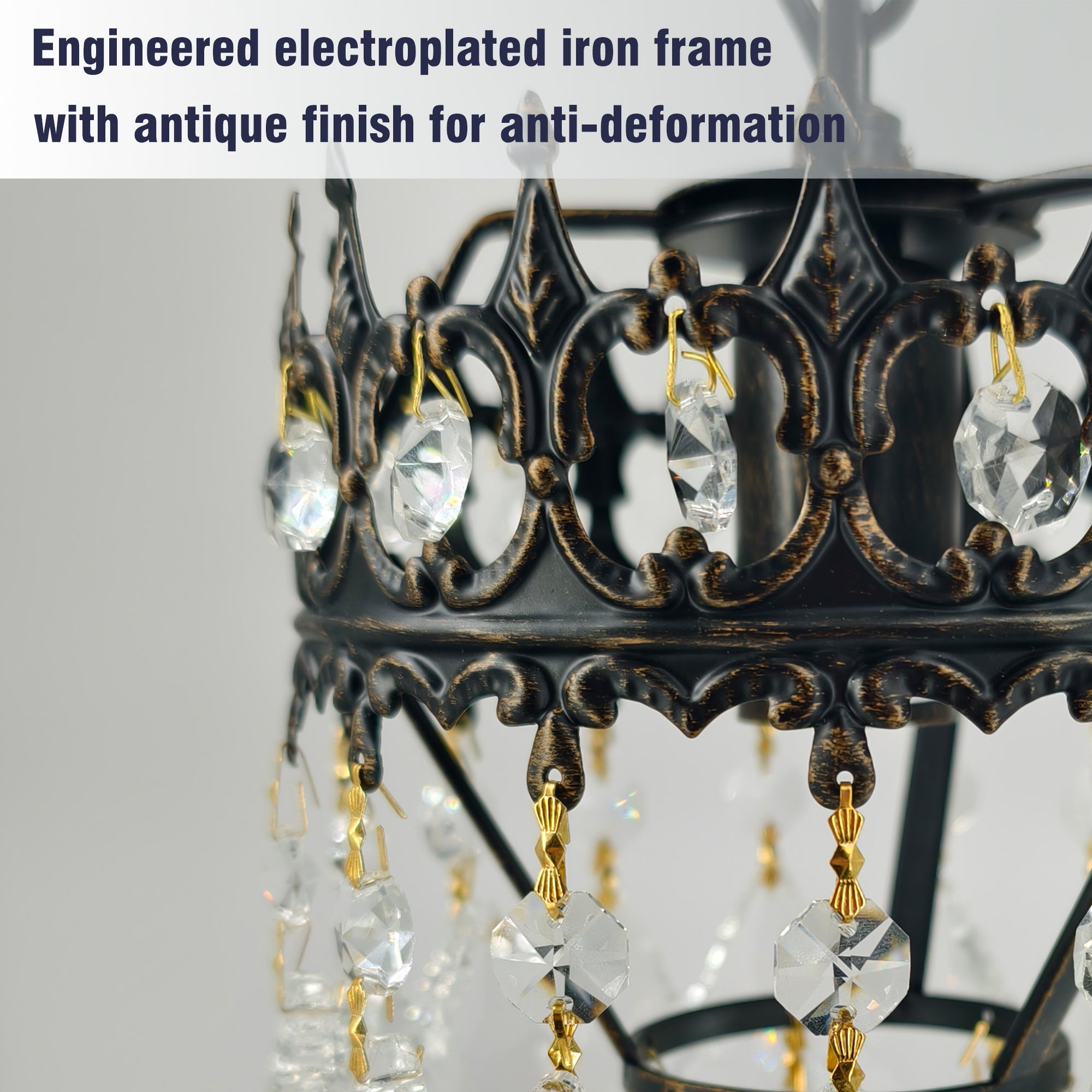 Crystals Wall Sconce: American Vintage Hardwired Crystal Wall Sconces Lighting Fixture