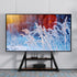 Heavy Duty Mobile TV Floor Stand with Wheels TV Mount Stand TVs Entertainment Center