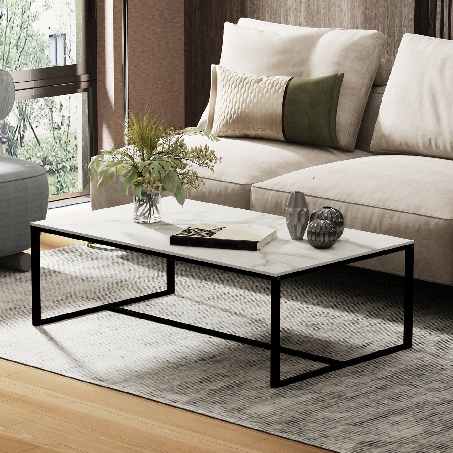 Rectangle Living Room Center Coffee Table