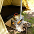 Outdoor Camping Tent Wood Burner Stove Fire Pit with 7 Chimney Pipes