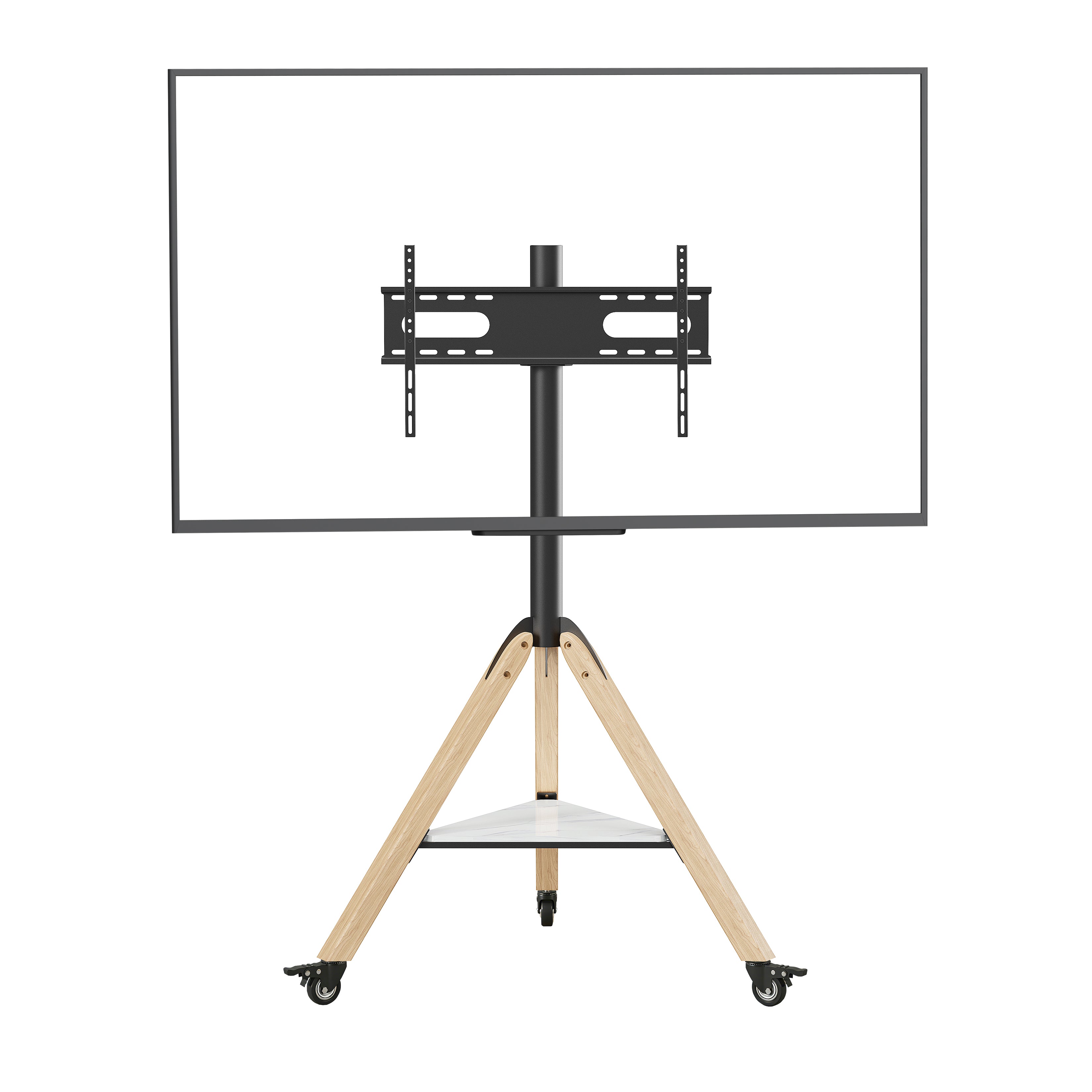 Rolling Tripod TV Floor Stand for 40”-75” TV Bracket on Wheels VESA 600*400mm