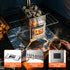 Wood Burning Sauna Stove Kit: 2 in 1 Portable Stainless Steel Heater Tent Stove for Outdoor Tents, Outdoor Sauna Hot Tent Stove with Chimney Pipes