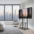Heavy Duty TV Cart Trolley Floor TV Stand on Wheels for 32" 85" 90" 95" 98" 100" , Mobile TV Stand