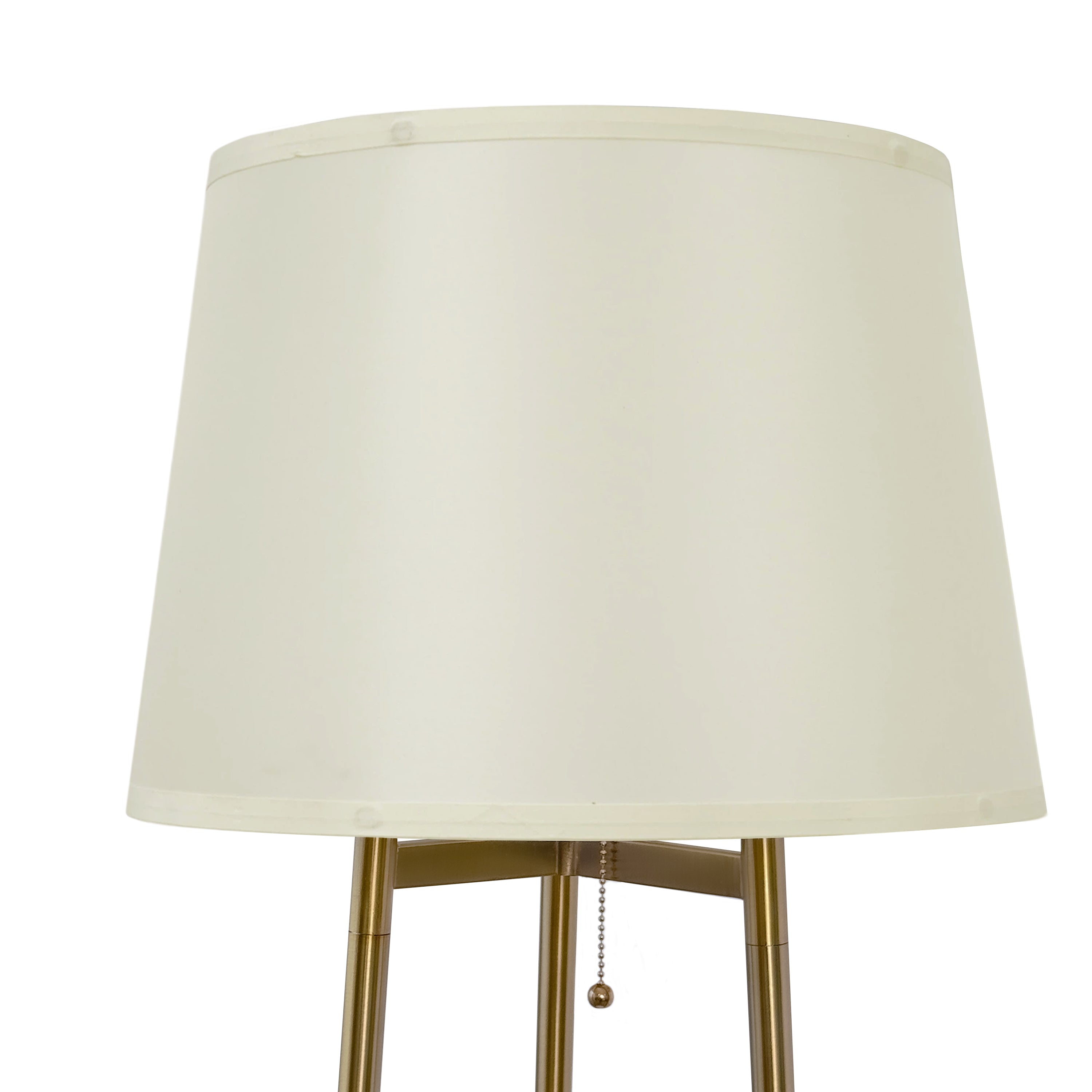 Mid Century Stativ LED Stehlampe mit Regalen