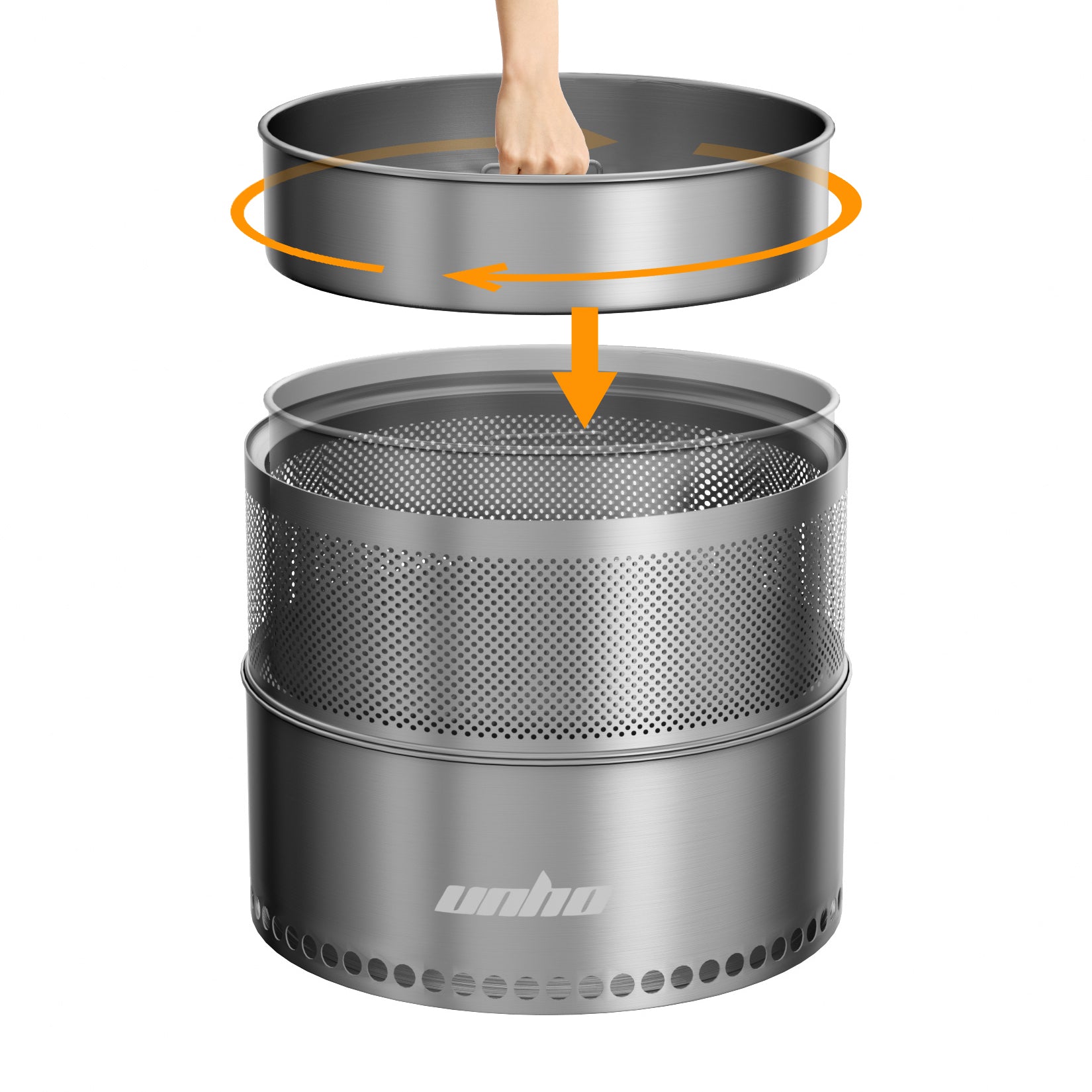 Outdoor Stainless Steel Camping Fire Pit Stove for Firewood Burning