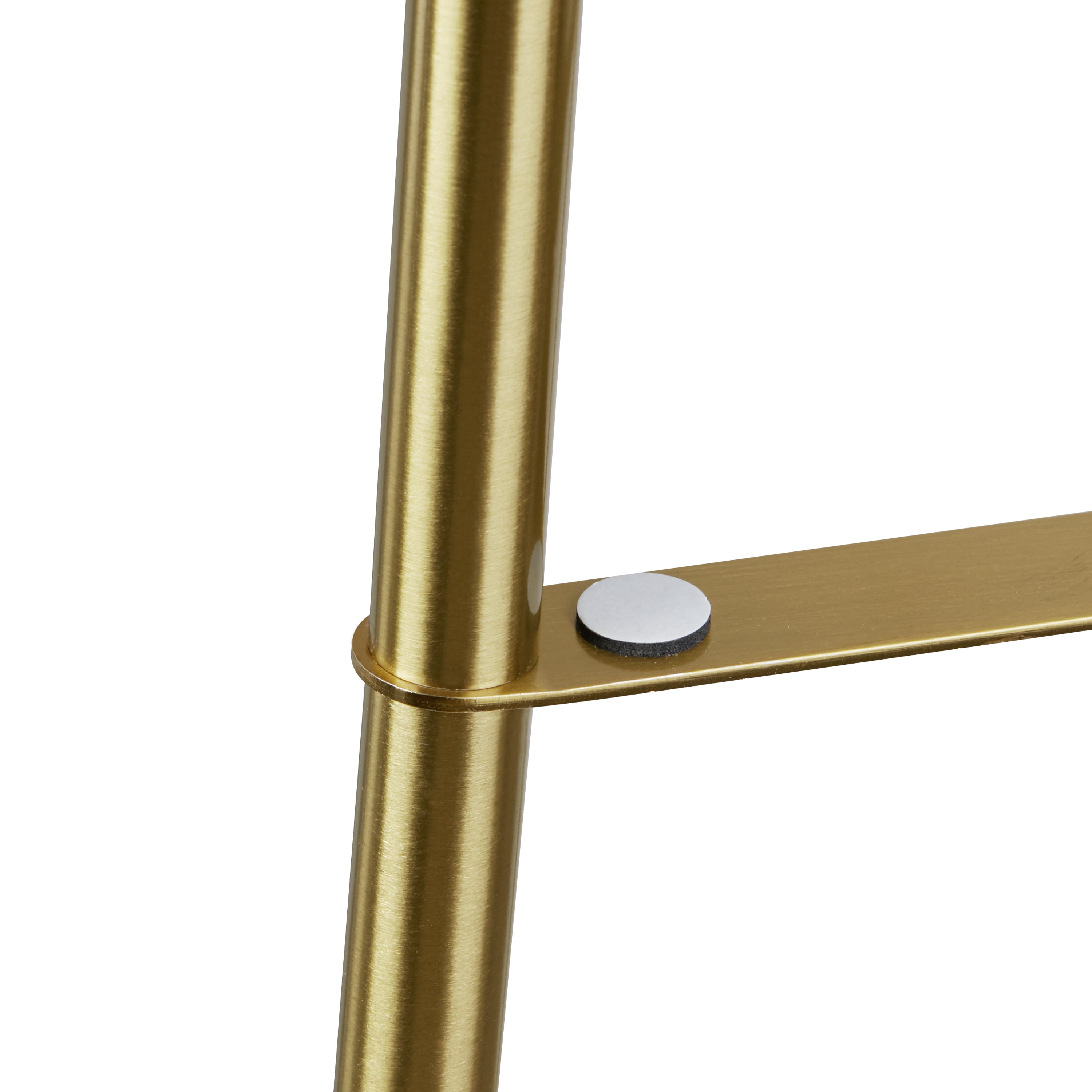 Tripod Led Floor Lamp: Modern Free Standing Floor Lamp with Sintered Stone Shelves