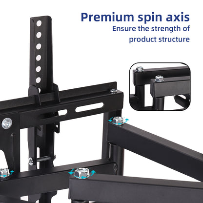 TV Wall Mount Full Motion Articulating Tilting Swivel Mount, VESA up to 400x400mm