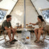 Wood Burning Sauna Stove Kit: 2 in 1 Portable Stainless Steel Heater Tent Stove for Outdoor Tents, Outdoor Sauna Hot Tent Stove with Chimney Pipes